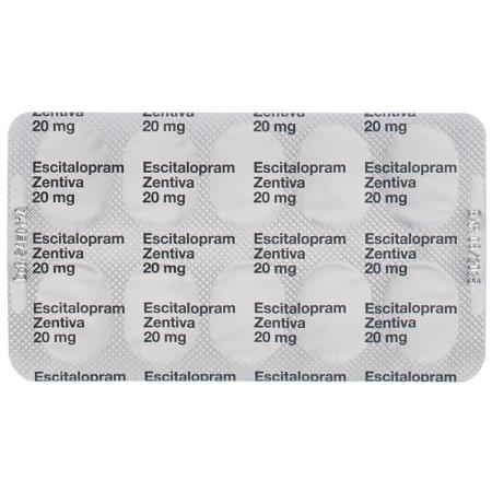 ESCITALOPRAM Zentiva film tablets 20 mg - PrimeCare Global