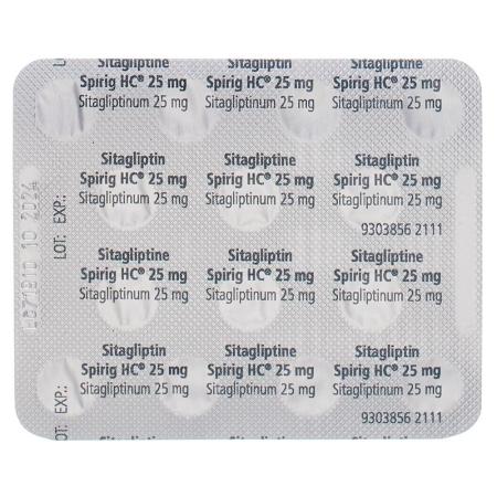 SITAGLIPTIN Spirig HC film tablets 25 mg - PrimeCare Global