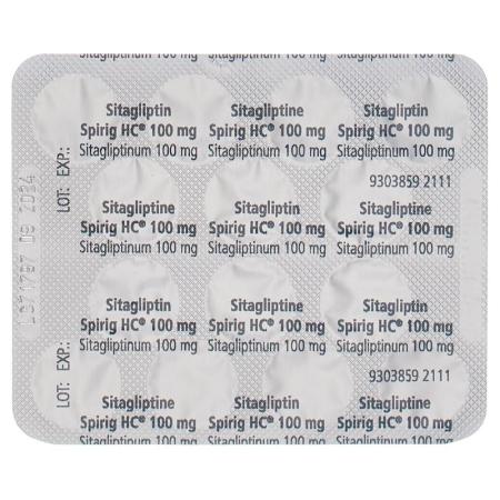 Sitagliptin Spirig HC Filmtabl 100 mg Ds 100 pcs - PrimeCare Global