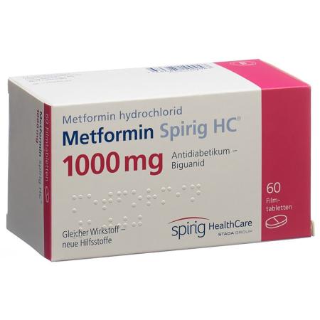 METFORMIN Spirig HC Filmtabl 1000 mg - PrimeCare Global
