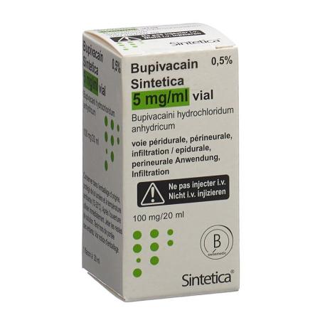Bupivacaine Sintetica Inj Loes 100mg/20ml Vial 20ml - PrimeCare Global