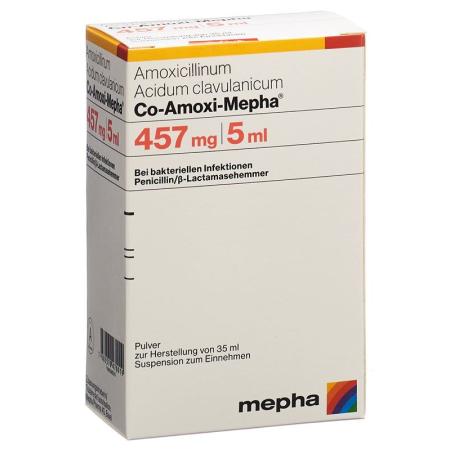 CO-AMOXI Mepha Plv 457 mg f Susp - PrimeCare Global