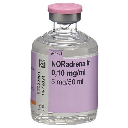 NORADRENALIN Sintetica Inf Lös 5 mg/50ml - PrimeCare Global