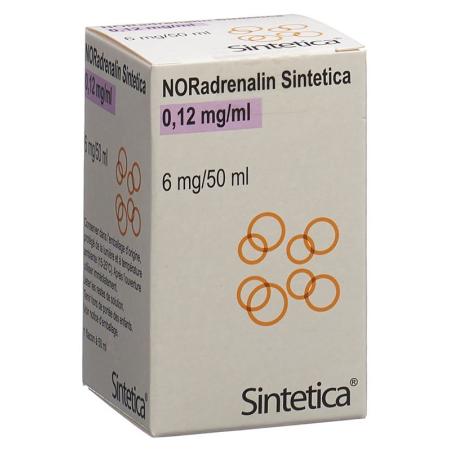 NORADRENALIN Sintetica Inf Lös 6 mg/50ml - PrimeCare Global