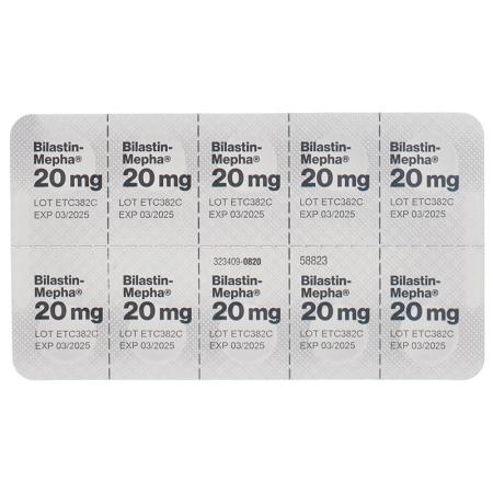 Bilastin-Mepha Tabl 20 mg 10 pcs - PrimeCare Global