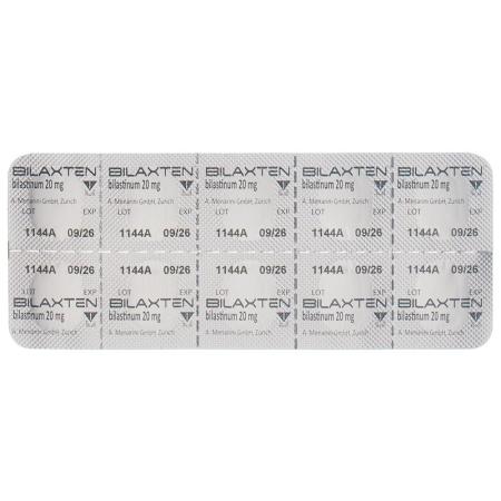 Bilaxten Tabl 20 mg 10 pcs - PrimeCare Global