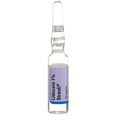 Lidocain Streuli 1% Inj L&ouml;s 20 mg/2ml (ampoules) 50 amp 2 ml - PrimeCare Global