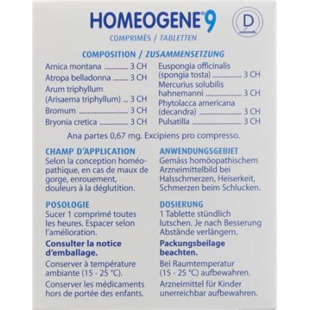 Homeogene Boiron No 9 tabl 60 pcs - PrimeCare Global