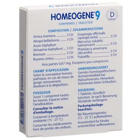 Homeogene Boiron No 9 tabl 60 pcs - PrimeCare Global