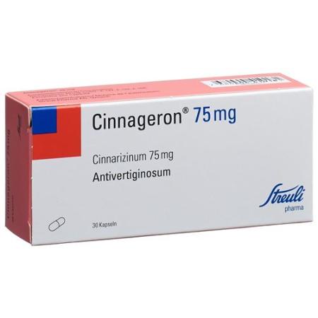 Cinnageron caps 75 mg 30 pcs - PrimeCare Global