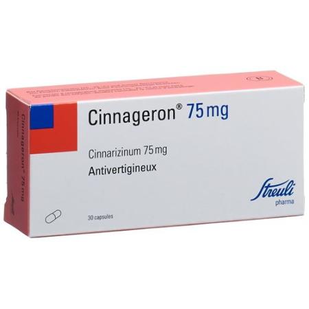 Cinnageron caps 75 mg 30 pcs - PrimeCare Global