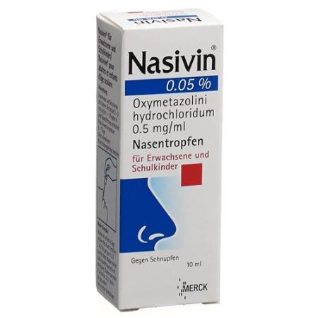 Nasivin Gtt Nas 0.05% Adult Fl 10ml - PrimeCare Global