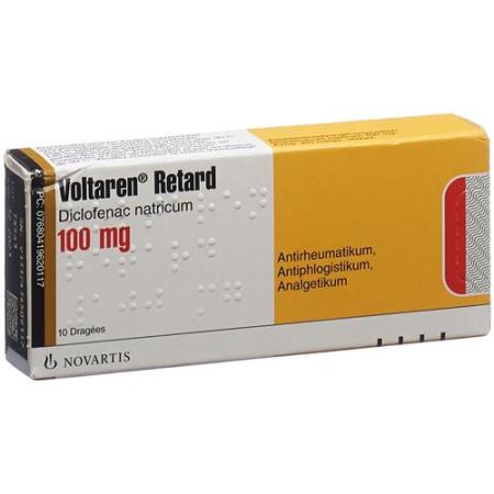Voltaren Retard Ret Drag 100 mg 30 pcs - PrimeCare Global