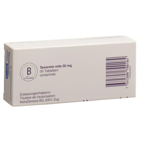 Tenormin mite Tabl 50 mg 100 pcs - PrimeCare Global