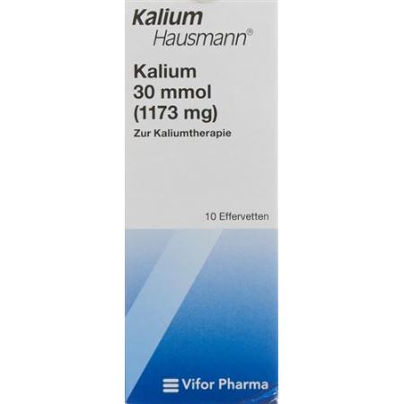Potassium Effervetten Hausmann Brausetable 24 x 10 pcs - PrimeCare Global