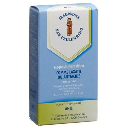 Magnesia San Pellegrino Effervescent Plv Anise 125 g - PrimeCare Global