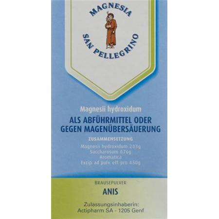 Magnesia San Pellegrino Effervescent Plv Anise 125 g - PrimeCare Global