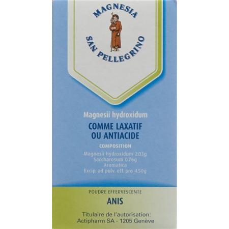 Magnesia San Pellegrino Effervescent Plv Anise 125 g - PrimeCare Global