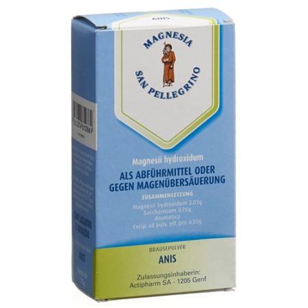 Magnesia San Pellegrino Effervescent Plv Anise 125 g - PrimeCare Global