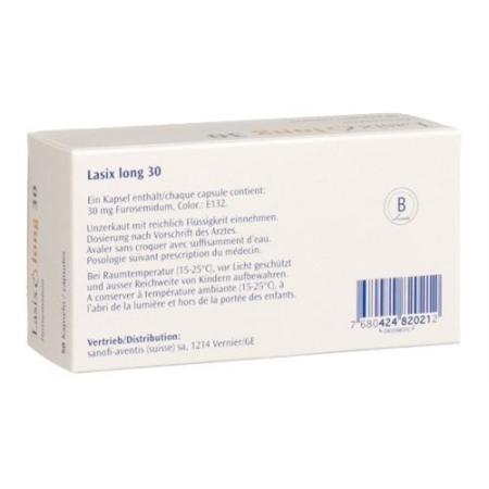 Lasix long capsules 30 mg 50 pcs - PrimeCare Global