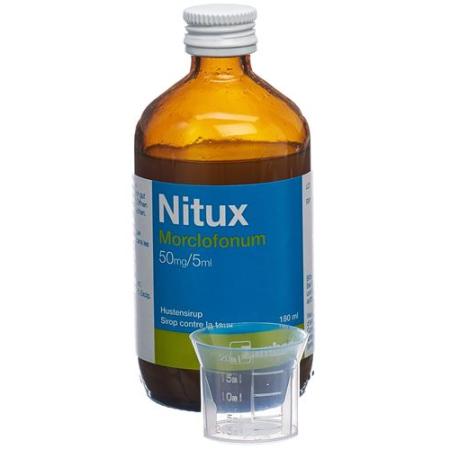 Nitux syrup glass bottle 180 ml - PrimeCare Global
