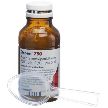 Ospen 750 syrup 750000 IU/5ml bottle 60 ml - PrimeCare Global