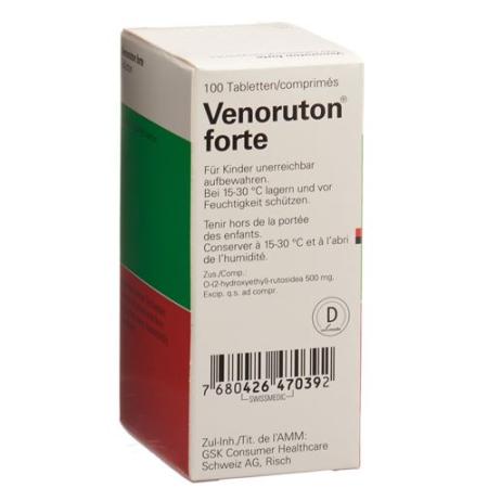 Venoruton forte tablets 500 mg 100 pcs - PrimeCare Global
