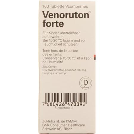 Venoruton forte tablets 500 mg 100 pcs - PrimeCare Global