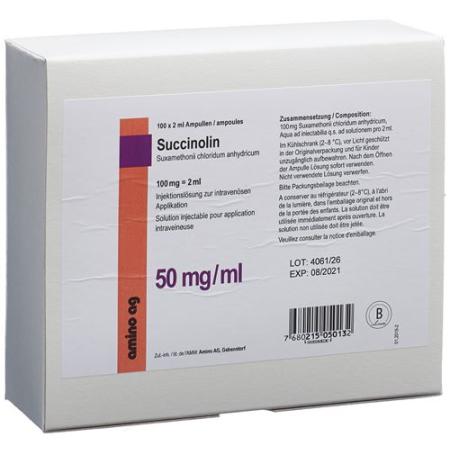 Succinoline Inj Loes 100mg/2ml 100amp 2ml - PrimeCare Global