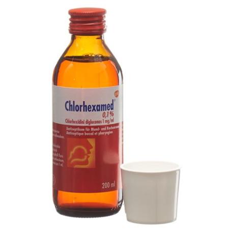 Chlorhexamed solution 0.1% bottle 200 ml - PrimeCare Global