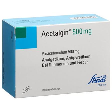 Acetalgin Tabl 500 mg 100 pcs - PrimeCare Global