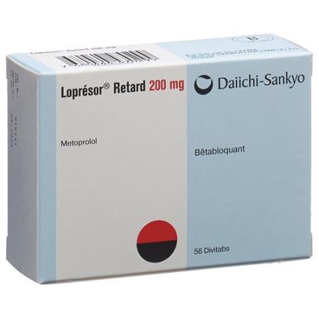 Lopresor Retard Divitabs 200 mg 56 pcs - PrimeCare Global