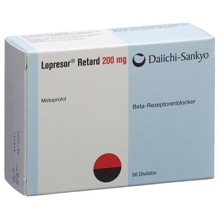 Lopresor Retard Divitabs 200 mg 56 pcs - PrimeCare Global