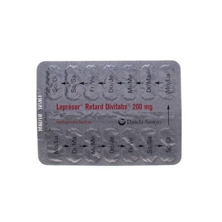 Lopresor Retard Divitabs 200 mg 56 pcs - PrimeCare Global