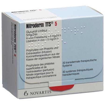Nitroderm TTS 5 mg/24h 30 pcs - PrimeCare Global