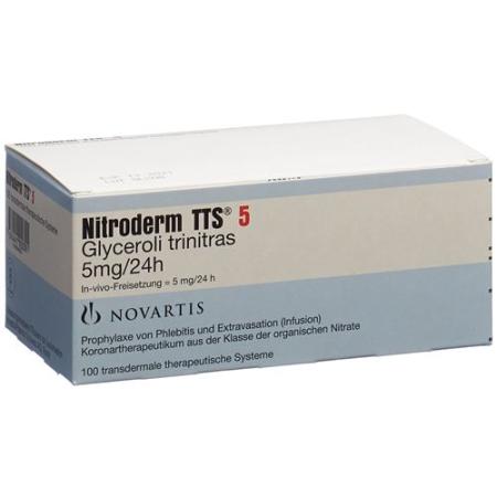 Nitroderm TTS 5 mg/24h 100 pcs - PrimeCare Global