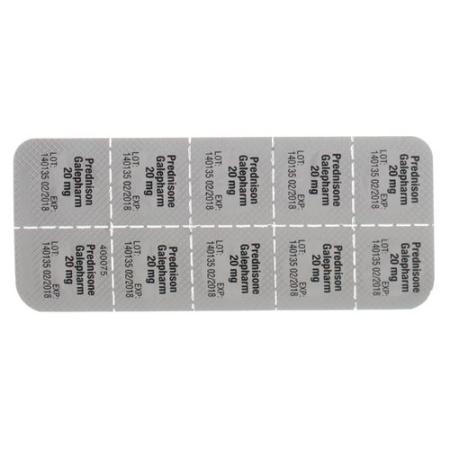 Prednisone Galepharm Tabl 20 mg 100 pcs - PrimeCare Global