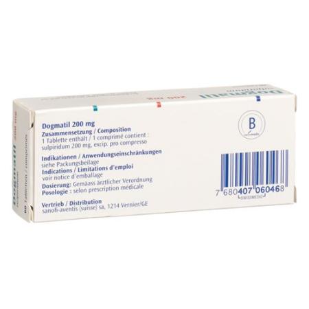 Dogmatil Tabl 200 mg 60 pcs - PrimeCare Global