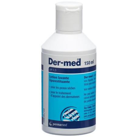 Der-med moisturizing skin wash lotion extra mild pH 5.5 bottle 150 ml - PrimeCare Global