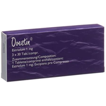 Ovestin Tabl 1 mg 3 x 30 pcs - PrimeCare Global