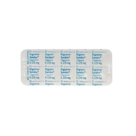 Digoxin Sandoz 0.125 mg 100 tablets - PrimeCare Global