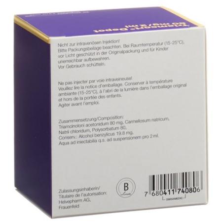 Triamcort Depot Krist Susp 80mg/2ml 25amp 2ml - PrimeCare Global