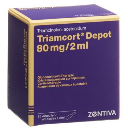 Triamcort Depot Krist Susp 80mg/2ml 25amp 2ml - PrimeCare Global
