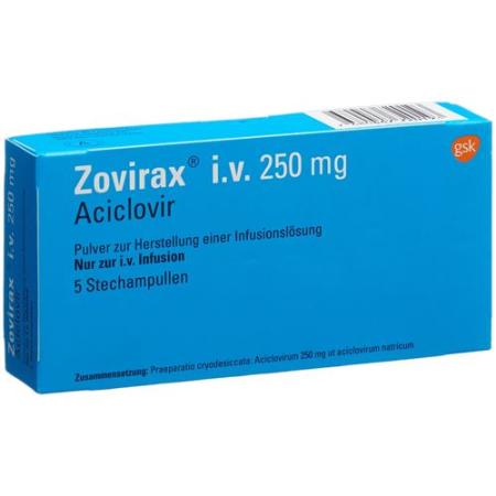 Zovirax dry sub 250 mg i.v. Amp 5 pcs - PrimeCare Global