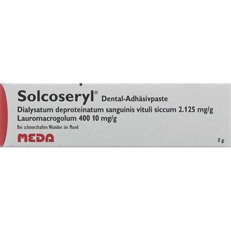 Solcoseryl Dental Adhesive Paste Tb 5 g - PrimeCare Global