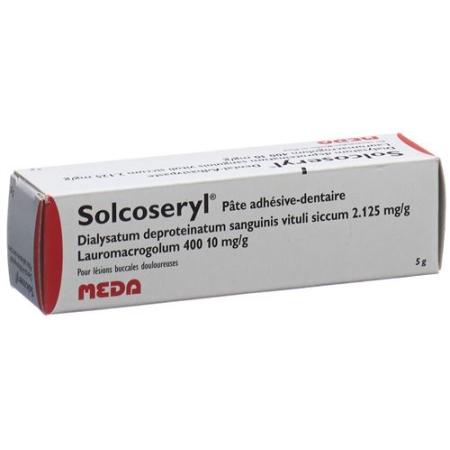 Solcoseryl Dental Adhesive Paste Tb 5 g - PrimeCare Global