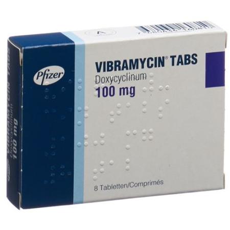 Vibramycin Tabs Tabl 100 mg 8 pcs - PrimeCare Global