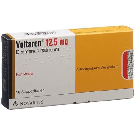 Voltaren Supp 12.5 mg child 10 pcs - PrimeCare Global