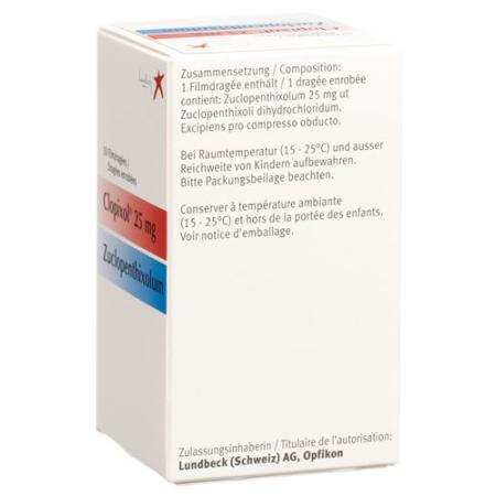 Clopixol Filmdrag 25 mg Ds 50 pcs - PrimeCare Global