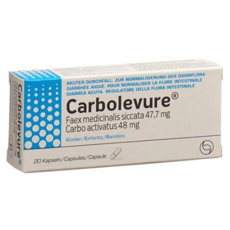 Carbolevure Capsules Child 20 pcs - PrimeCare Global